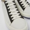 Camper Witte Sneaker Van Leer/Nubuck Voor Heren