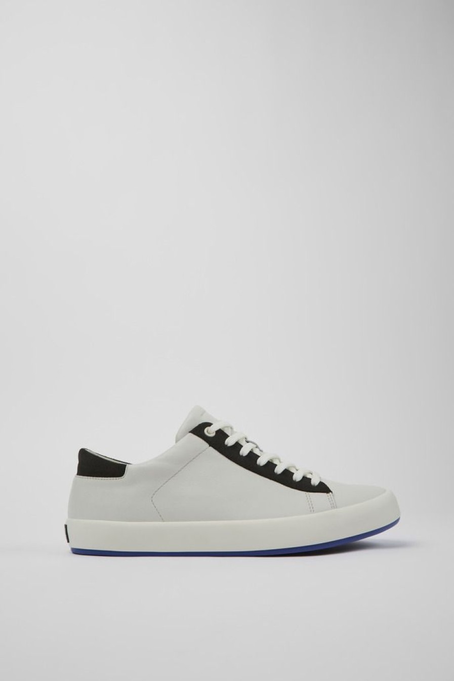 Camper Witte Sneaker Van Leer/Nubuck Voor Heren