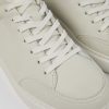 Camper Witte Damessneakers Van Ongeverfd Leer