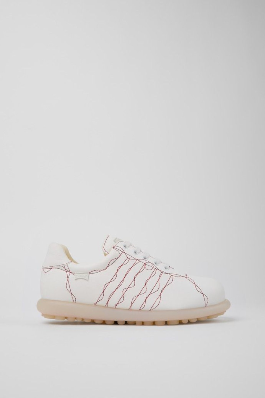 Camper Witte Leren Oxford Sneaker Voor Heren