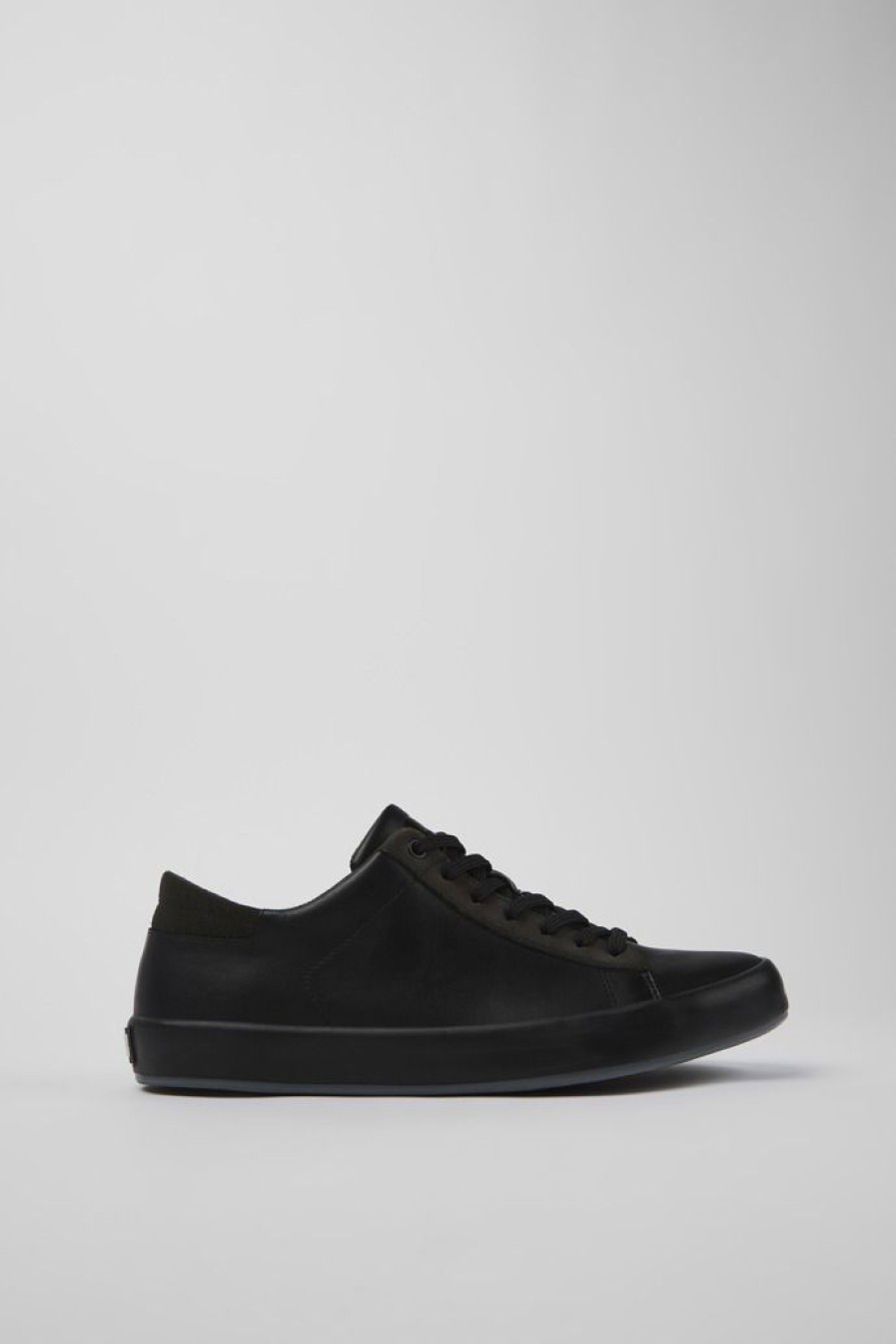 Camper Zwarte Sneaker Van Leer/Nubuck Voor Heren