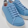 Camper Blauwe Leren Sneaker Voor Dames