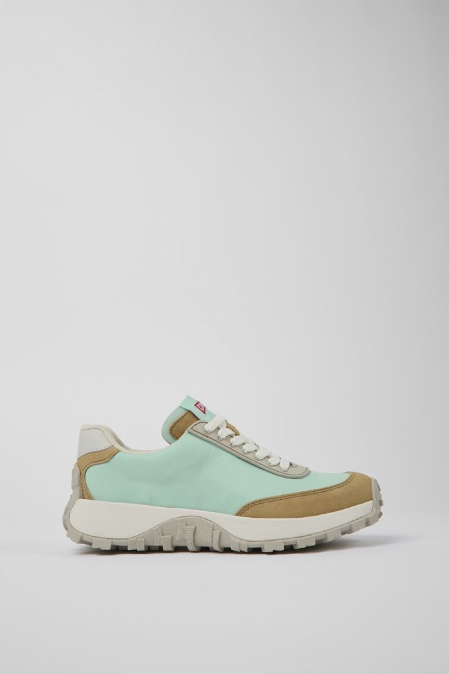 Camper Blauwe Sneaker Van Textiel/Nubuck Voor Dames