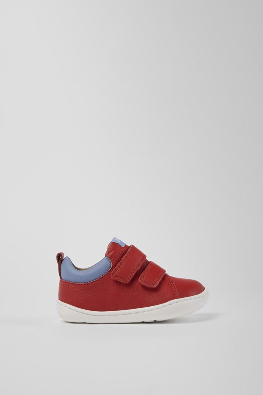 Camper Rode Leren Sneaker