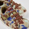 Camper Meerkleurige Basketbalsneaker Van Textiel/Leer