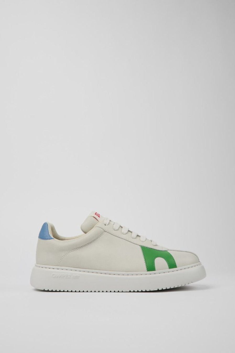 Camper Witte Leren Sneaker Voor Heren