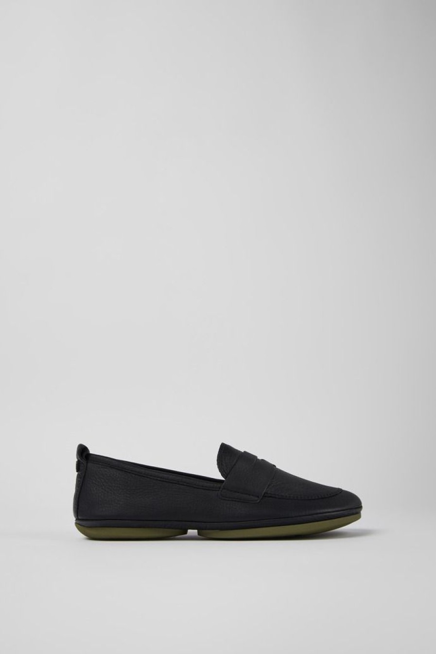 Camper Zwarte Leren Loafer Voor Dames