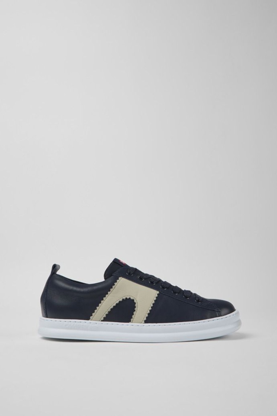 Camper Blauwe Leren Herensneakers