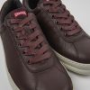 Camper Bordeaux Leren Herensneakers