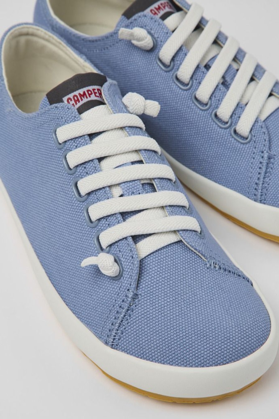 Camper Blauwe Textiel Sneaker Voor Dames