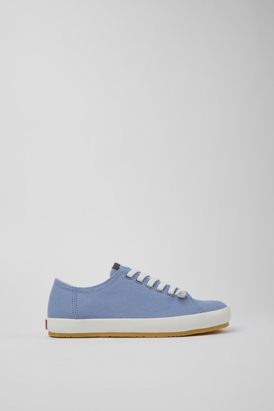 Camper Blauwe Textiel Sneaker Voor Dames