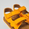 Camper Oranje Leren Kindersandalen