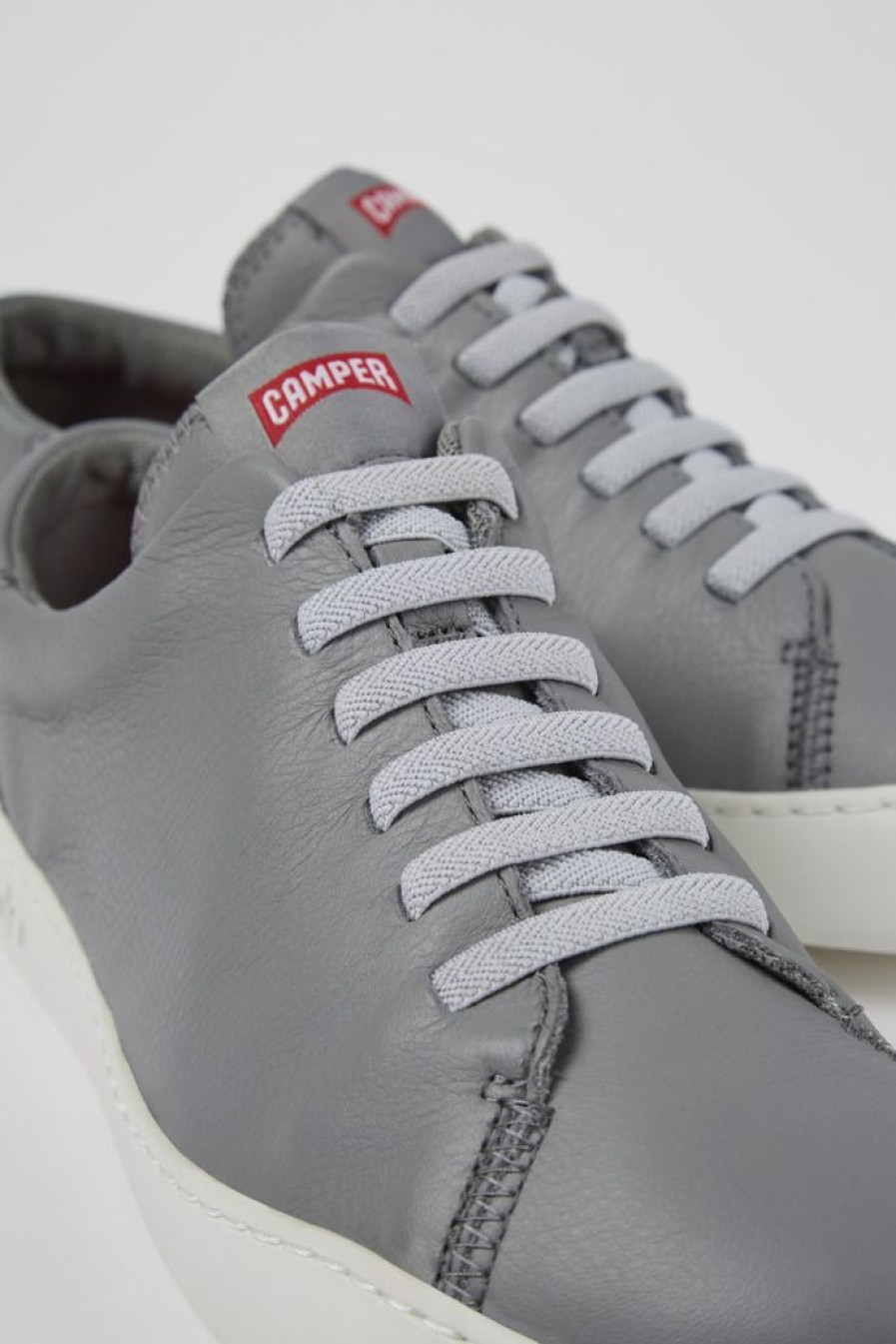 Camper Grijze Leren Sneaker Voor Heren