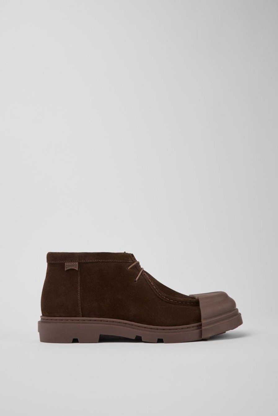 Camper Bruine Nubuck Herenschoenen