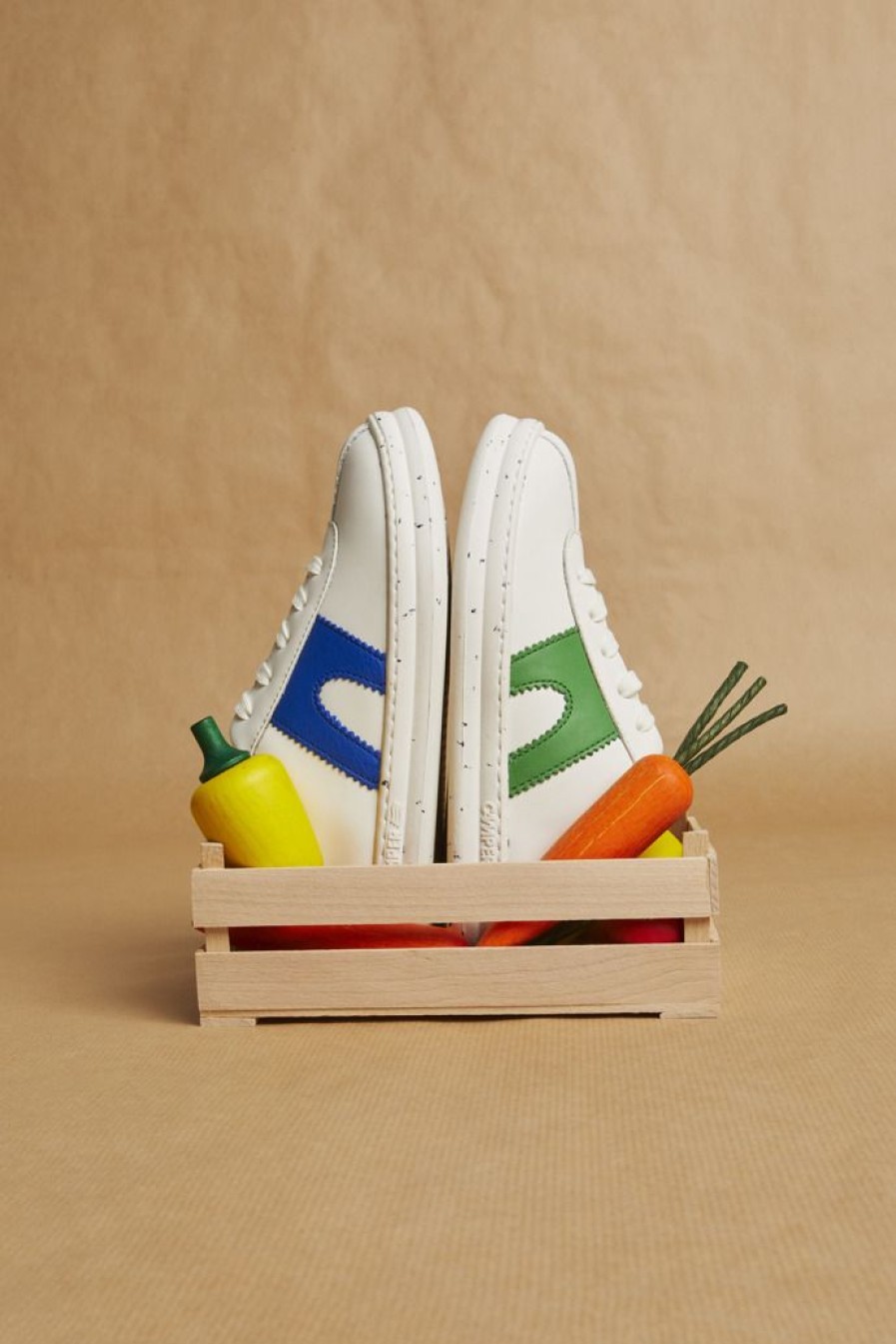 Camper Witte Leren Sneaker