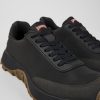 Camper Zwarte Sneaker Van Textiel/Nubuck Voor Heren