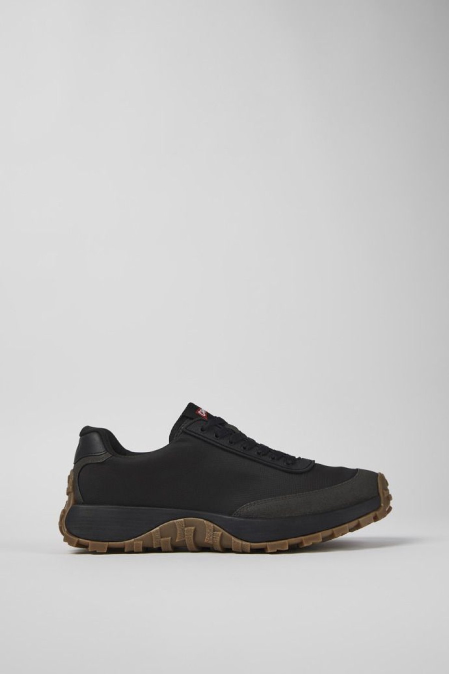 Camper Zwarte Sneaker Van Textiel/Nubuck Voor Heren