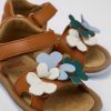 Camper Bruine Leren Kindersandalen