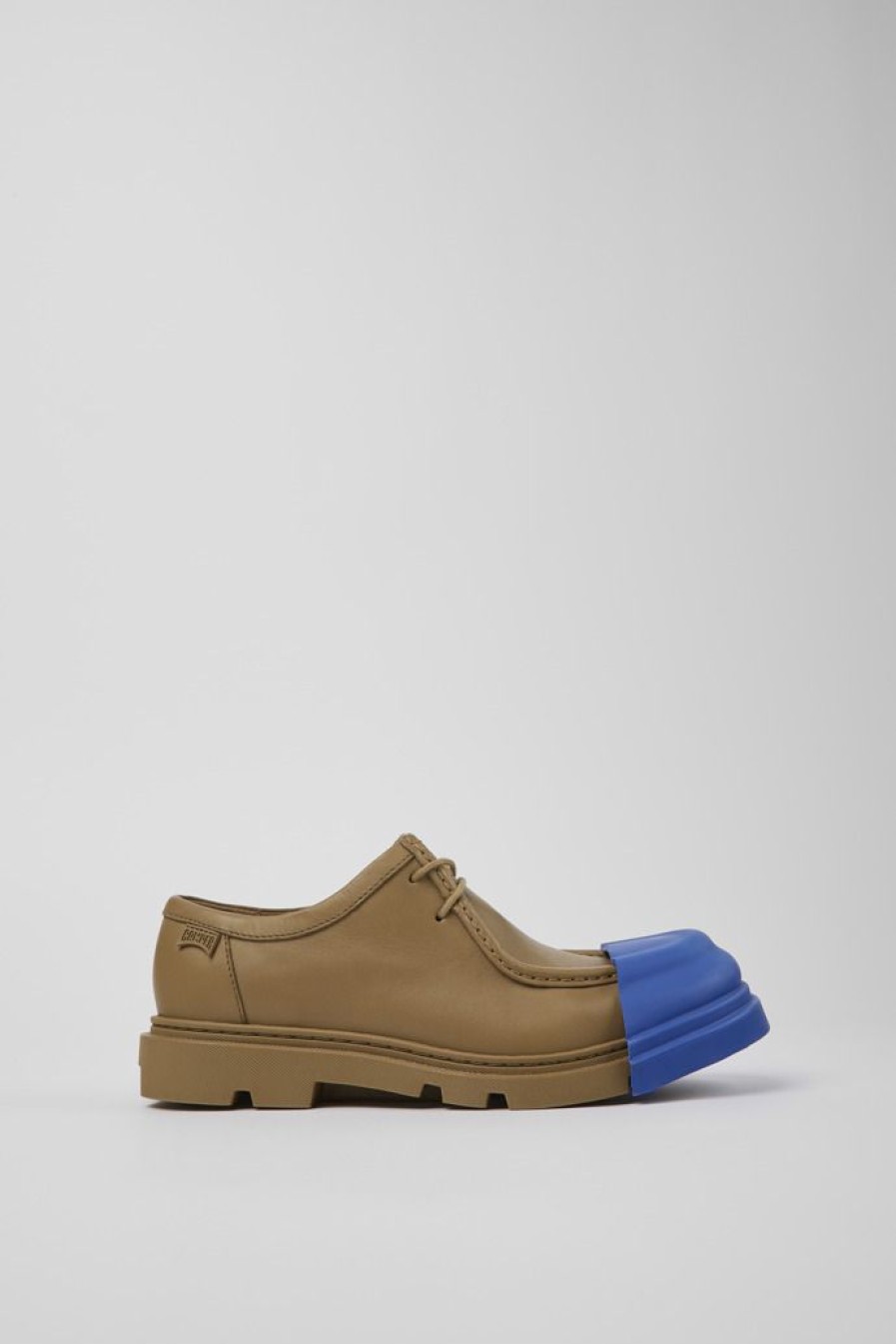 Camper Bruine Leren Wallabee-Schoen Voor Dames