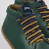 Camper Groene Leren Kinder-Enkelboots