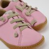 Camper Roze Leren Basketbalsneaker