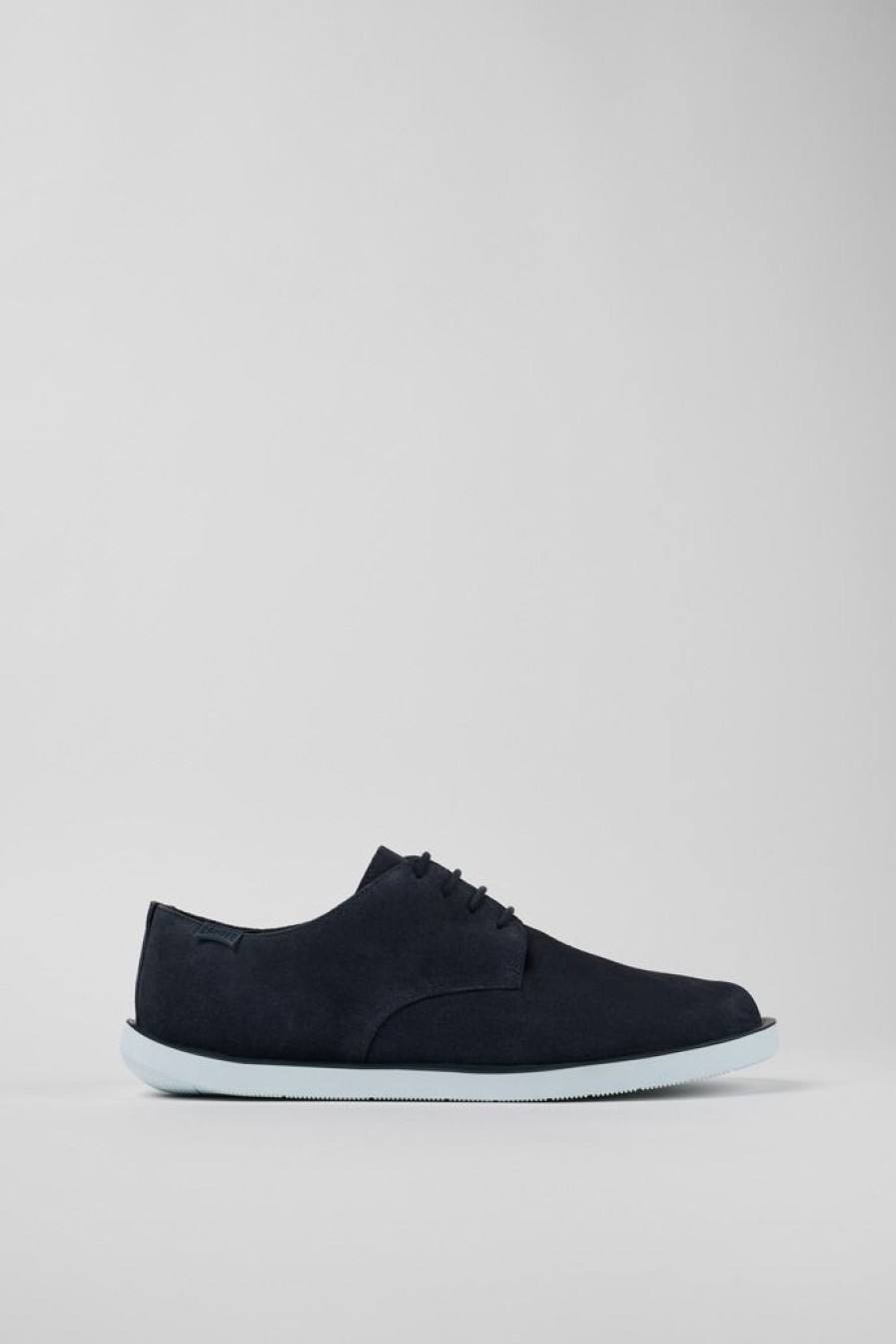 Camper Blauwe Nubuck Blucher Voor Heren