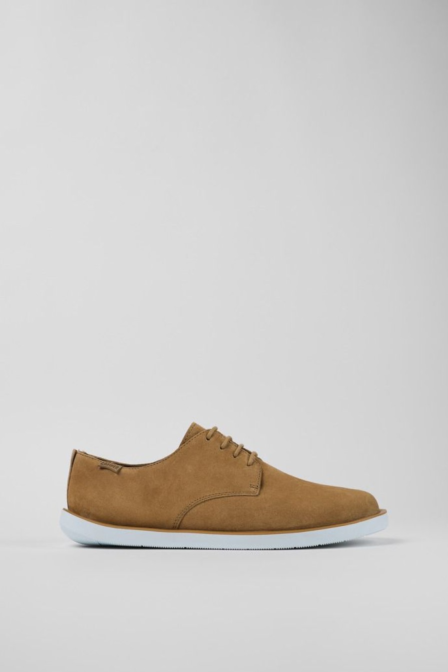 Camper Bruine Nubuck Blucher Voor Heren