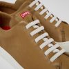 Camper Bruine Leren Sneaker Voor Heren