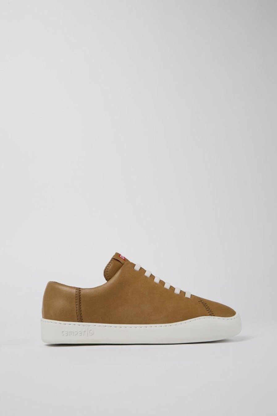 Camper Bruine Leren Sneaker Voor Heren