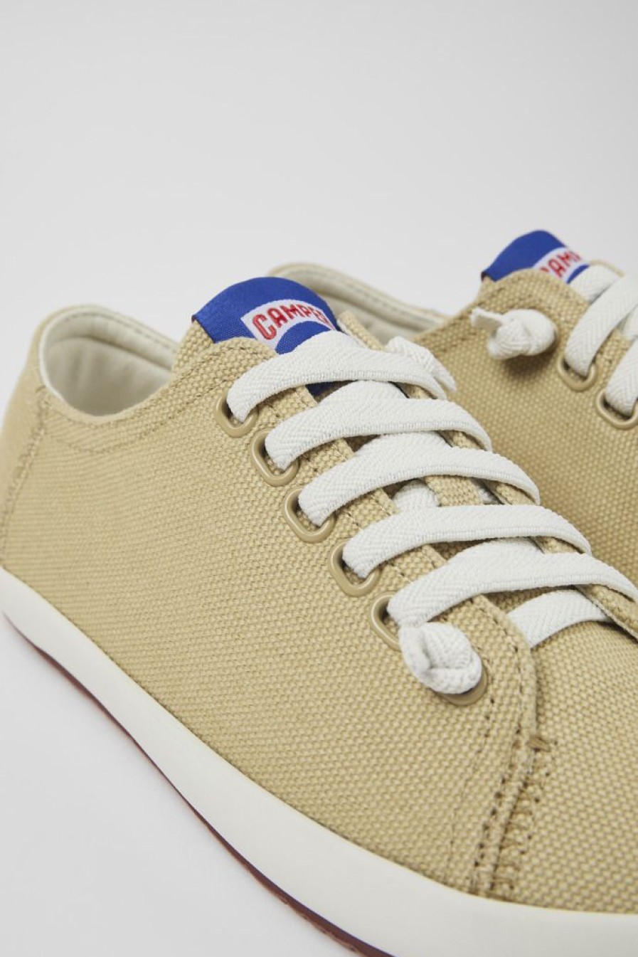 Camper Beige Textiel Sneaker Voor Dames