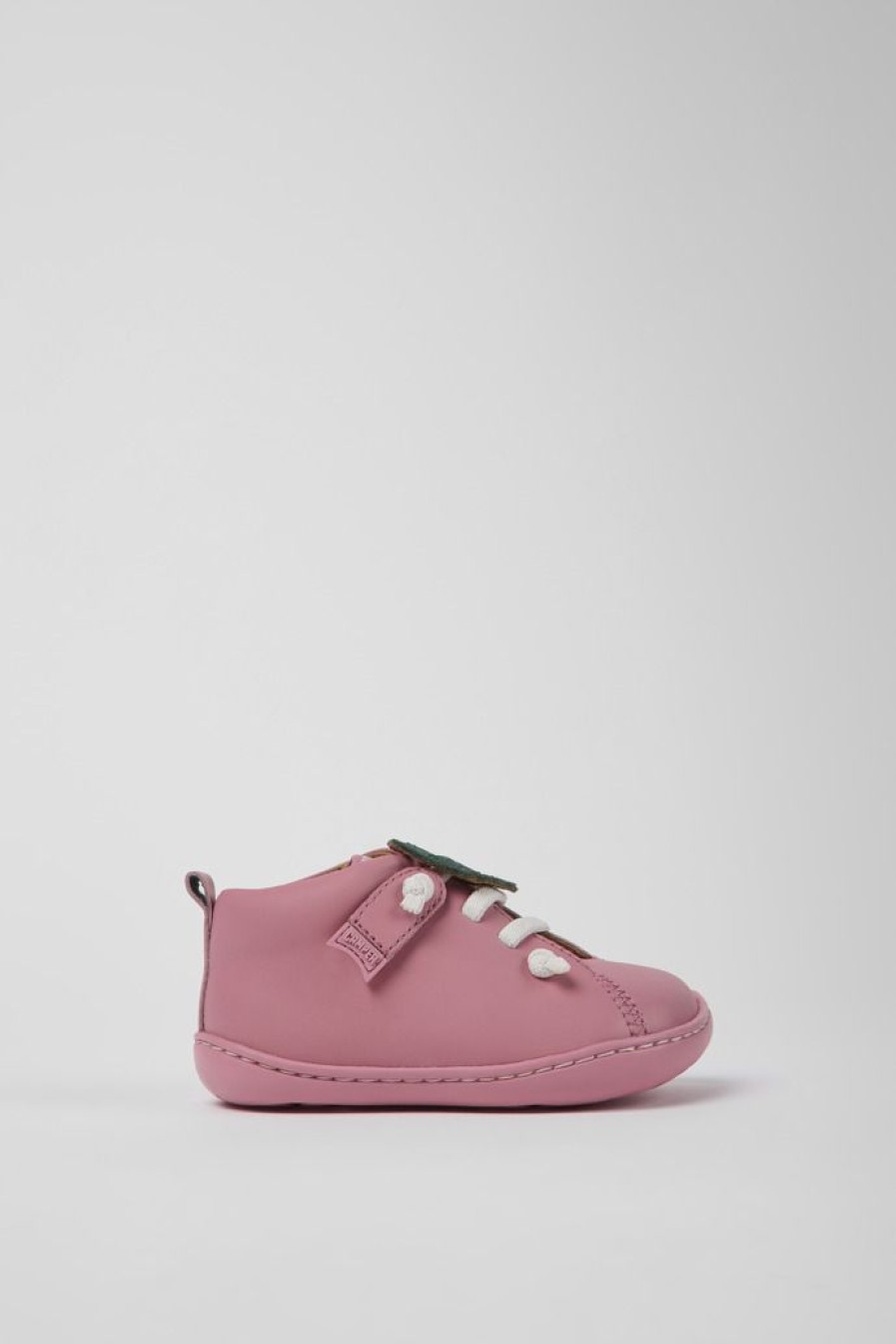 Camper Roze Leren Kinderschoenen