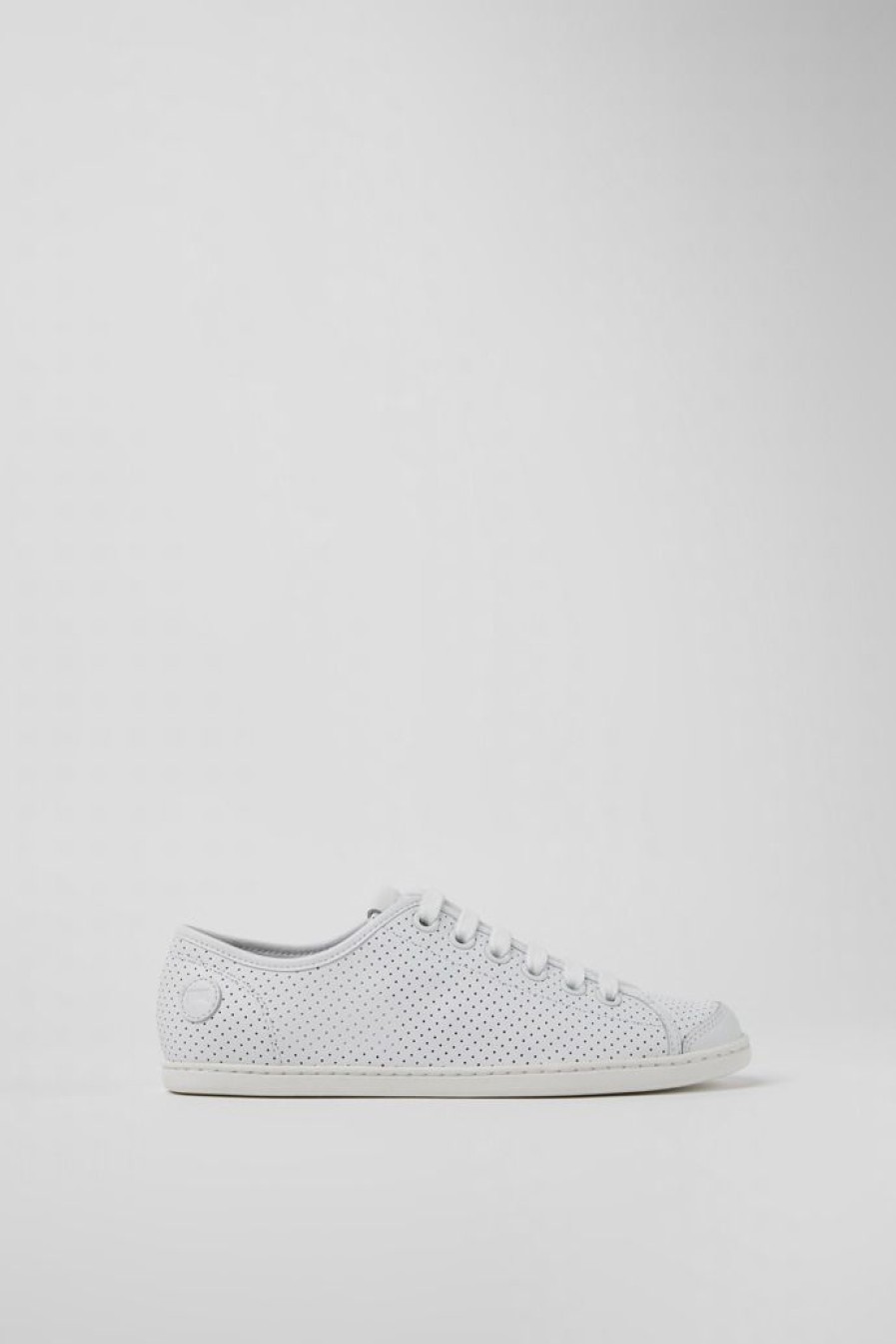 Camper Witte Leren Damessneakers