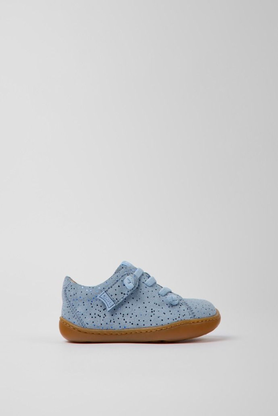 Camper Blauwe Nubuck Kinderschoenen