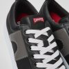 Camper Zwarte Leren Herensneakers