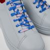 Camper Grijze Leren Sneaker Voor Dames