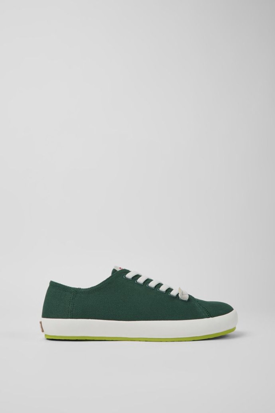 Camper Groene Stoffen Herensneakers