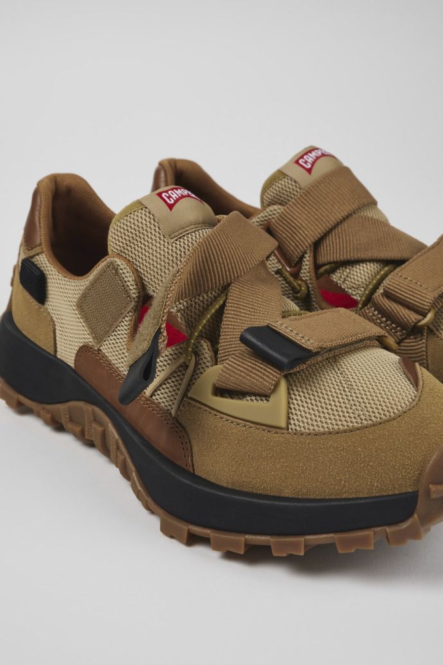 Camper Meerkleurige Sneaker Van Textiel/Nubuck Voor Heren