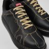 Camper Zwarte Leren Sneaker Voor Dames