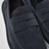 Camper Blauwe Nubuck Mocassin Voor Heren