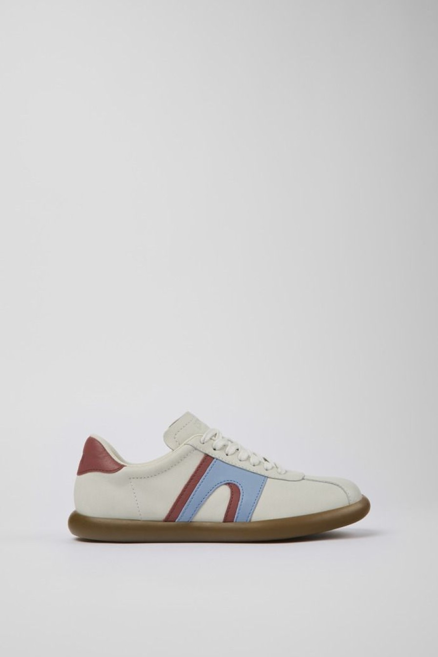 Camper Witte Leren Sneaker Voor Dames